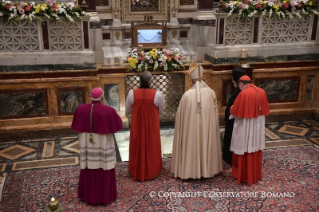 18-Celebración de las segundas vísperas de la solemnidad de la Conversión de san Pablo apóstol 