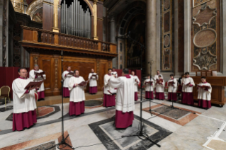 17-Solemnity of Mary, Mother of God - First Vespers and Te Deum in thanksgiving for the past year