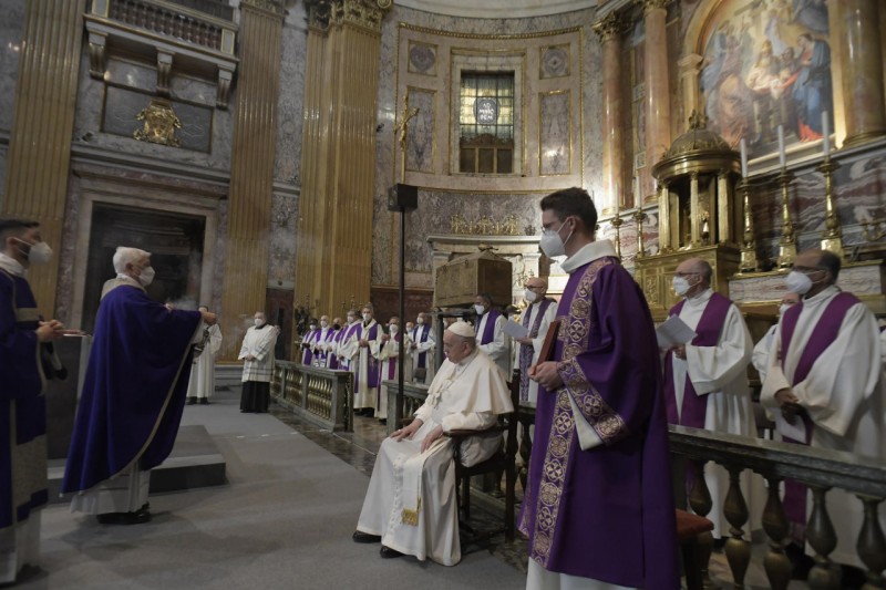 El Papa, en el Gesú