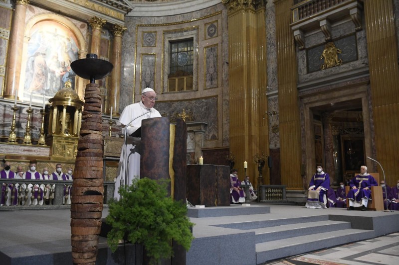 El Papa, en el Gesú