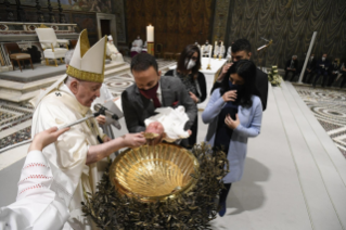 20-Fiesta del Bautismo del Señor - Santa Misa y bautismo de algunos niños