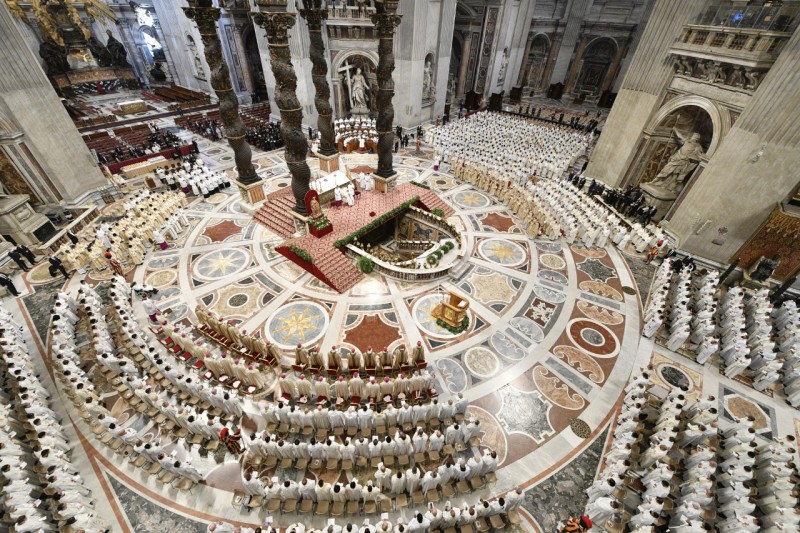 Giovedì della Settimana Santa – Messa del Crisma - Attività del Santo Padre  Francesco | Vatican.va