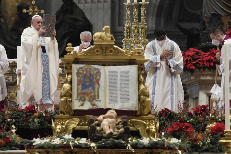 Papa, en Navidad