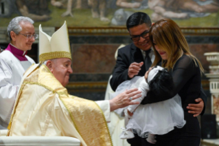 0-Baptême du Seigneur – Messe et baptême de quelques enfants