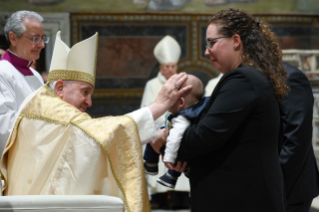 6-Baptême du Seigneur – Messe et baptême de quelques enfants