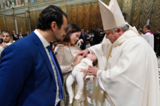 11-Feast of the Baptism of the Lord - Holy Mass and baptism of infants