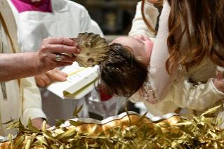 17-Fiesta del Bautismo del Señor - Santa Misa y bautismo de algunos niños