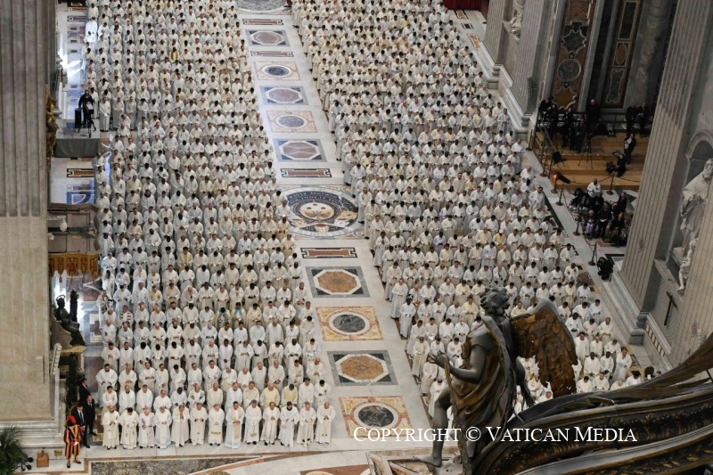 Messe chrismale: «la maturité sacerdotale passe par l’Esprit Saint» Cq5dam.web.800.800