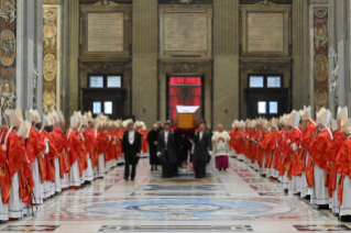 34-Totenmesse für den emeritierten Papst Benedikt XVI.
