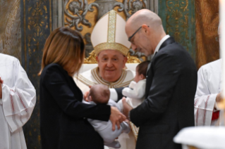 4-Baptême du Seigneur - Messe et baptême de quelques enfants