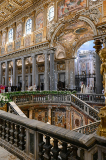 16-Celebración de las vísperas con motivo del aniversario de la Dedicación de la Basílica Papal de Santa María la Mayor y de la Solemnidad de Nuestra Señora de las Nieves 