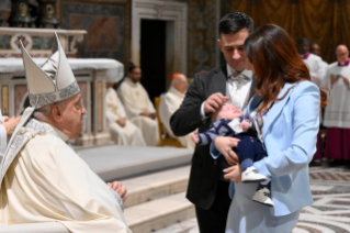 5-Feast of the Baptism of the Lord – Holy Mass and administration of the Sacrament of Baptism to some new-born Babies