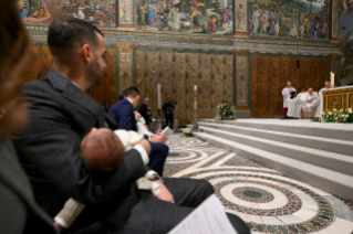 16-Feast of the Baptism of the Lord – Holy Mass and administration of the Sacrament of Baptism to some new-born Babies