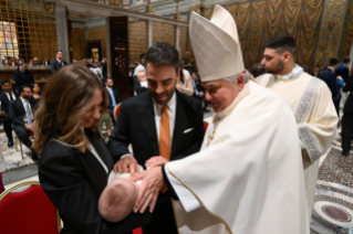 18-Feast of the Baptism of the Lord – Holy Mass and administration of the Sacrament of Baptism to some new-born Babies
