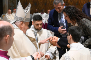 24-Feast of the Baptism of the Lord – Holy Mass and administration of the Sacrament of Baptism to some new-born Babies