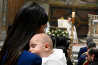 28-Feast of the Baptism of the Lord – Holy Mass and administration of the Sacrament of Baptism to some new-born Babies