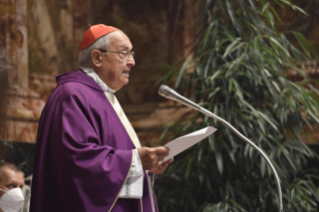 1-Esequie del Signor Cardinale Albert Vanhoye, S.I., del Titolo di Santa Maria della Mercede e Sant’Adriano a Villa Albani