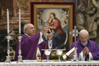 4-Esequie del Signor Cardinale Albert Vanhoye, S.I., del Titolo di Santa Maria della Mercede e Sant’Adriano a Villa Albani