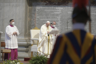 2-Concelebración eucarística con los participantes en la Asemblea plenaria del Consejo de Conferencias Episcopales de Europa