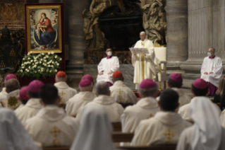 5-Concelebración eucarística con los participantes en la Asemblea plenaria del Consejo de Conferencias Episcopales de Europa