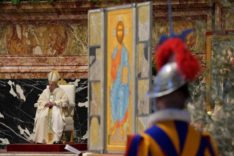 El Papa y el icono de Pascua