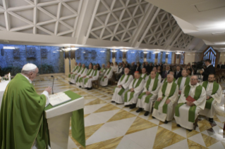 1-Meditazione quotidiana nella Cappella della Domus Sanctae Marthae: <i>La compassione atto di giustizia</i>