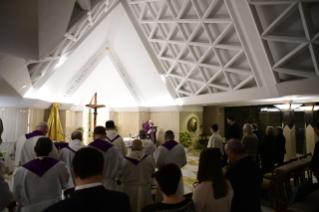 6-Frühmesse in der Kapelle der Domus Sanctae Marthae: Mann der Stille