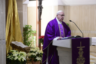 4-Frühmesse in der Kapelle der Domus Sanctae Marthae: Mann der Stille
