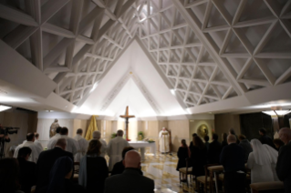 0-Frühmesse in der Kapelle der Casa Santa Marta: Honigbonbons