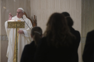 3-Frühmesse in der Kapelle der Casa Santa Marta: Honigbonbons