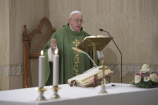 1-Fr&#xfc;hmesse in der Kapelle der Domus Sanctae Marthae: Fünf Minuten Weisheit
