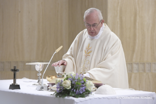 1-Frühmesse in der Kapelle der Domus Sanctae Marthae: Der Verheißung Gottes vertrauen