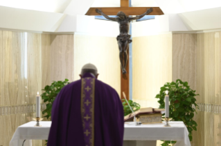 0-Holy Mass presided over by Pope Francis at the <i>Casa Santa Marta in the Vatican</i>: "Living at home, but not feeling at home" 