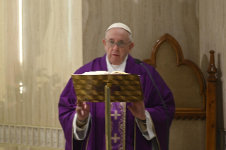 5-Holy Mass presided over by Pope Francis at the <i>Casa Santa Marta in the Vatican</i>: "Living at home, but not feeling at home" 