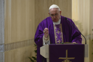 2-Holy Mass presided over by Pope Francis at the <i>Casa Santa Marta in the Vatican</i>: "Living at home, but not feeling at home" 