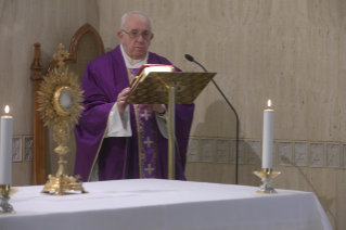 2-Holy Mass presided over by Pope Francis at the <i>Casa Santa Marta</i> in the Vatican: "Asking for forgiveness implies forgiving"