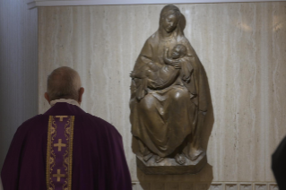 5-Celebrazione della Santa Messa nella Cappella della <i>Domus Sanctae Marthae</i>: Chiedere perdono implica perdonare