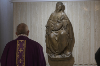 5-Frühmesse in der Kapelle der Casa Santa Marta: Anbetung und Eucharistischer Segen