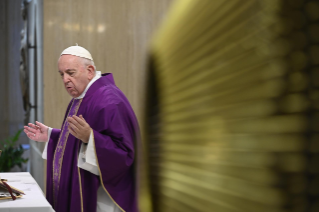 2-Holy Mass presided over by Pope Francis at the <i>Casa Santa Marta</i> in the Vatican: "Our God is close and asks us to be close to each other"
