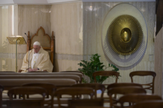 5-Frühmesse in der Kapelle der Casa Santa Marta: Vor dem Geheimnis