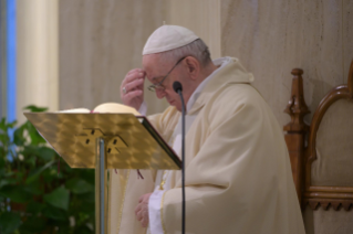 6-Frühmesse in der Kapelle der Casa Santa Marta: Vor dem Geheimnis