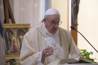 8-Frühmesse in der Kapelle der Casa Santa Marta: Vor dem Geheimnis