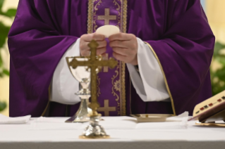 7-Holy Mass presided over by Pope Francis at the <i>Casa Santa Marta</i> in the Vatican: "Knowing our idols"