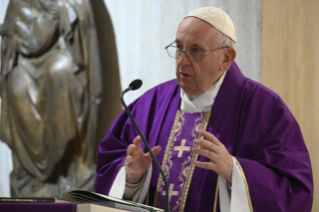 3-Holy Mass presided over by Pope Francis at the <i>Casa Santa Marta</i> in the Vatican: "The people of God follow Jesus and do not tire"