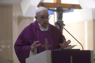 3-Holy Mass presided over by Pope Francis at the <i>Casa Santa Marta</i> in the Vatican: "The Sunday of weeping"