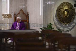 4-Santa Missa celebrada na capela da Casa Santa Marta: "As três dimensões da vida cristã: eleição, promessa, aliança"
