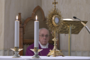 9-Holy Mass presided over by Pope Francis at the <i>Casa Santa Marta</i> in the Vatican: "Seek Jesus in the poor"