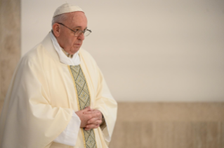 0-Misa celebrada por el papa Francisco de forma privada en la capilla de la Casa Santa Marta: <i>Nuestra fidelidad es la respuesta a la fidelidad de Dios</i>