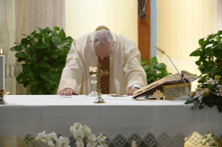 8-Misa celebrada por el papa Francisco de forma privada en la capilla de la Casa Santa Marta: <i>El Espíritu Santo, maestro de la armonía</i>