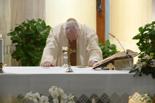 8-Messe quotidienne dans la chapelle de la résidence Sainte-Marthe: « L'Esprit Saint, maître de l'harmonie »